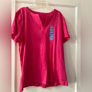 New xlarge pink top